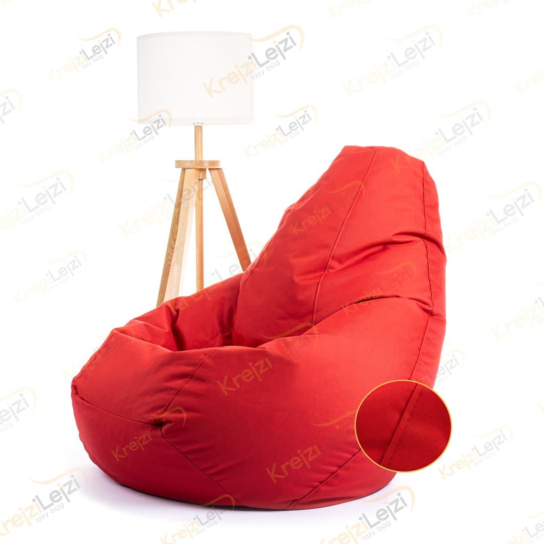 Jumbo XXL Lazy Bag - Crvena