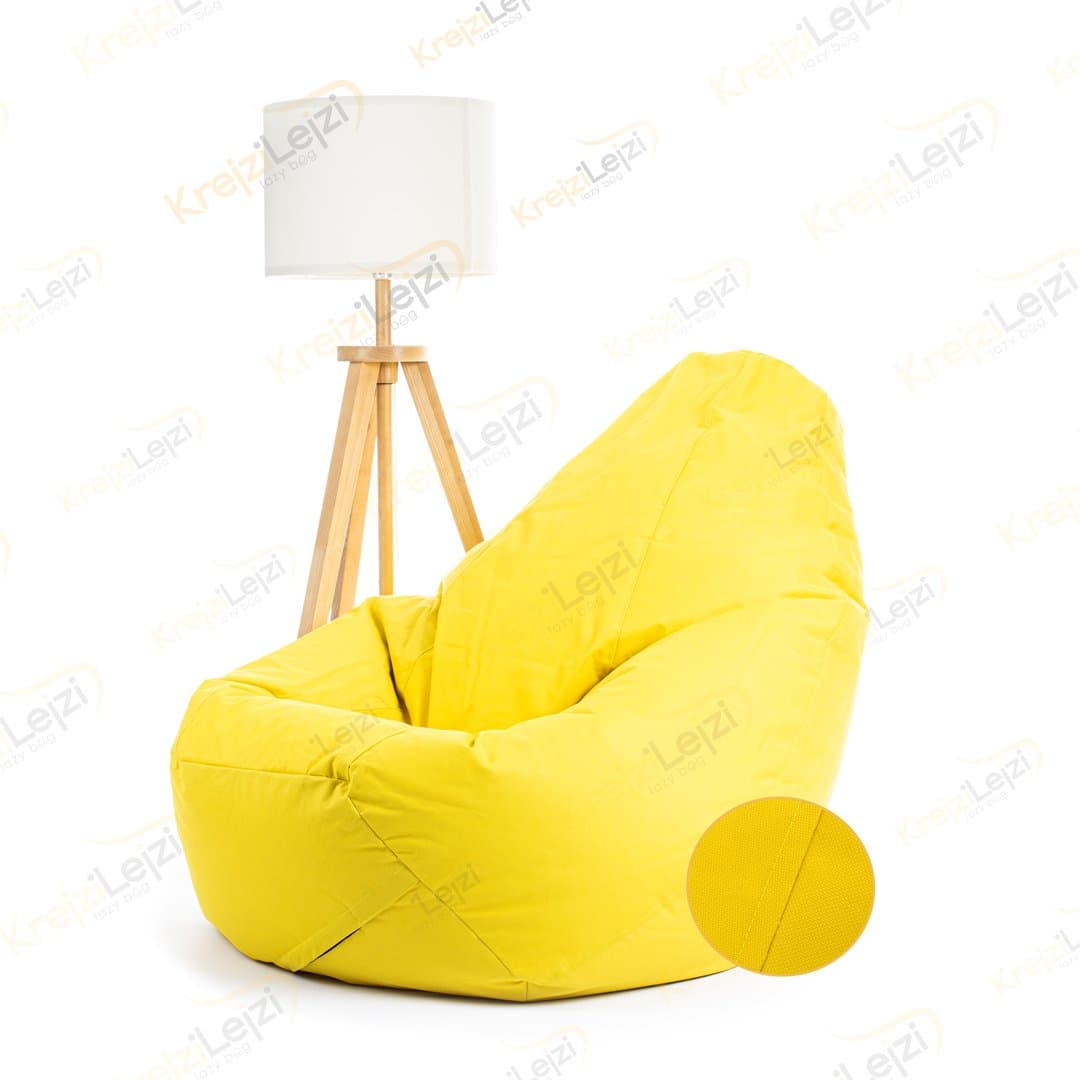 Jumbo XXL Lazy Bag - Žuta