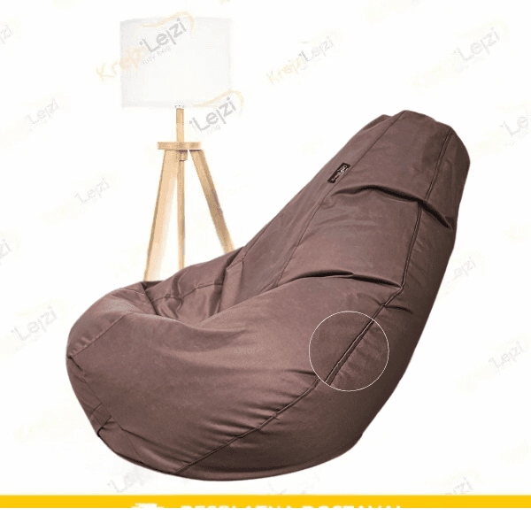 Jumbo XXL Lazy Bag - Braon